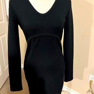 Alexander Wang black above knee dress